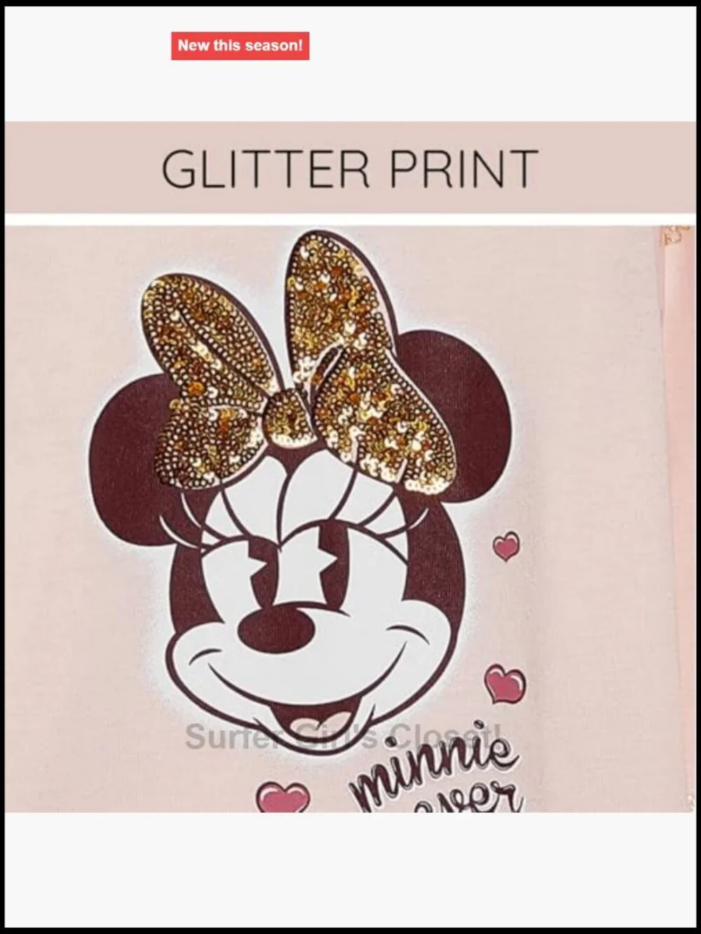 Minnie Mouse Peplum Tee & Leggings Outfit Set